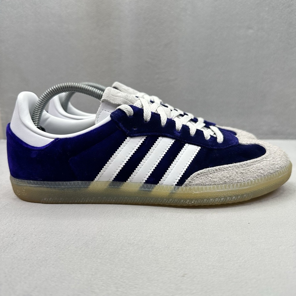 adidas Samba OG 420 Mens Size 9.5 Shoes Purple Velvet Low Top Casual Sneakers